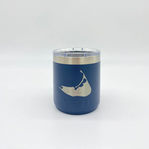 10oz Lowball Tumbler - Nantucket Island Engraved