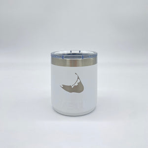 10oz Lowball Tumbler - Nantucket Island Engraved