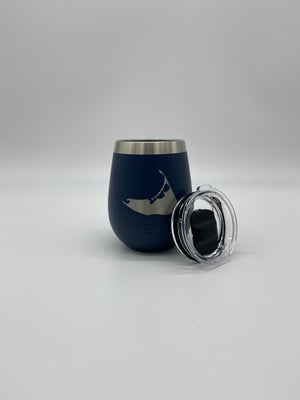 10oz Wine Tumbler - Nantucket Island Engraved