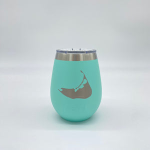 10oz Wine Tumbler - Nantucket Island Engraved