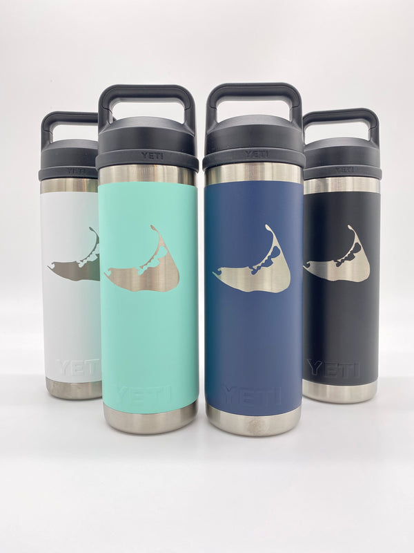 18oz Bottle - Nantucket Island Engraved