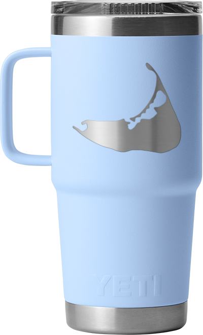 20oz Travel Mug - Nantucket Island Engraved