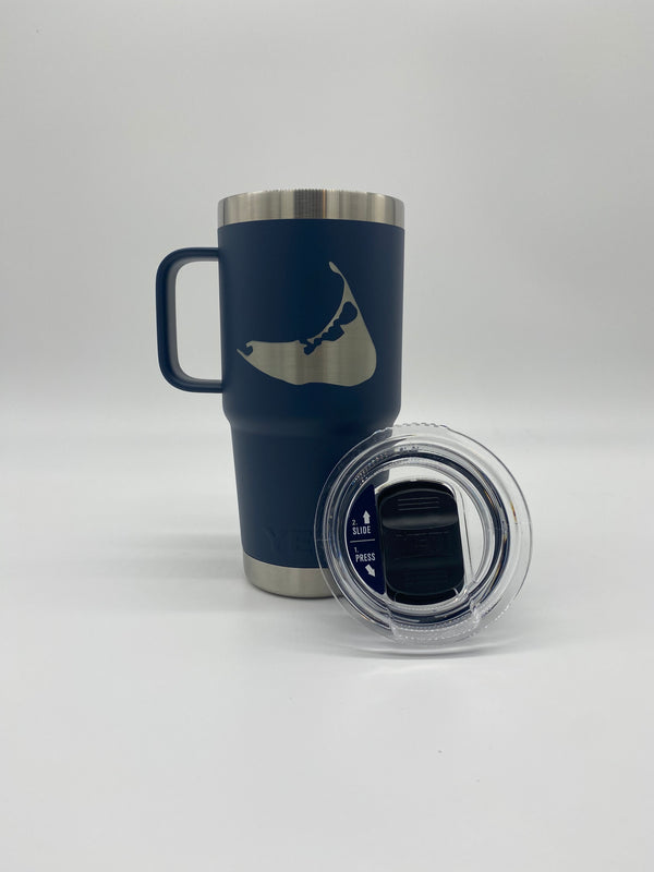 20oz Travel Mug - Nantucket Island Engraved