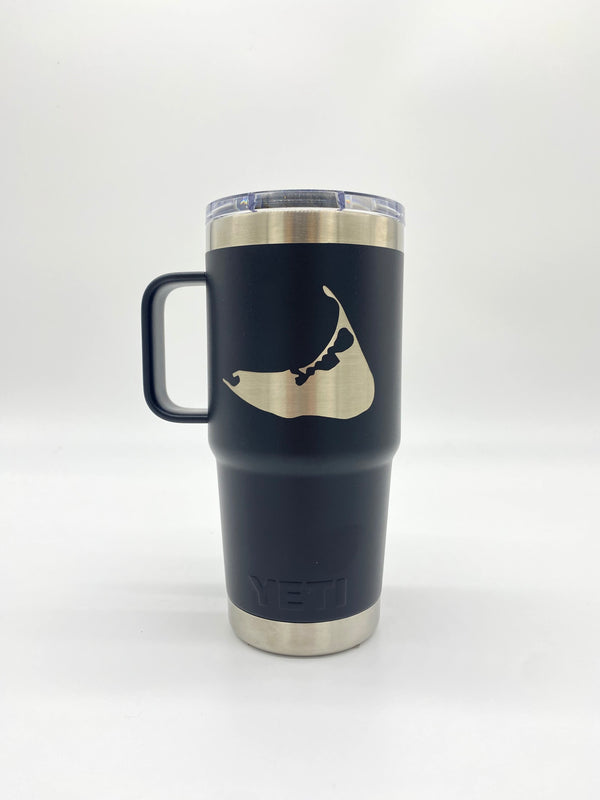 20oz Travel Mug - Nantucket Island Engraved