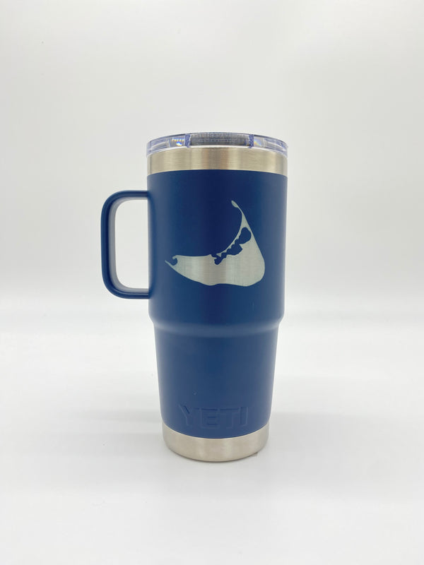 20oz Travel Mug - Nantucket Island Engraved