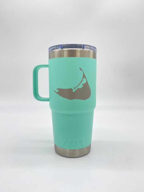 20oz Travel Mug - Nantucket Island Engraved