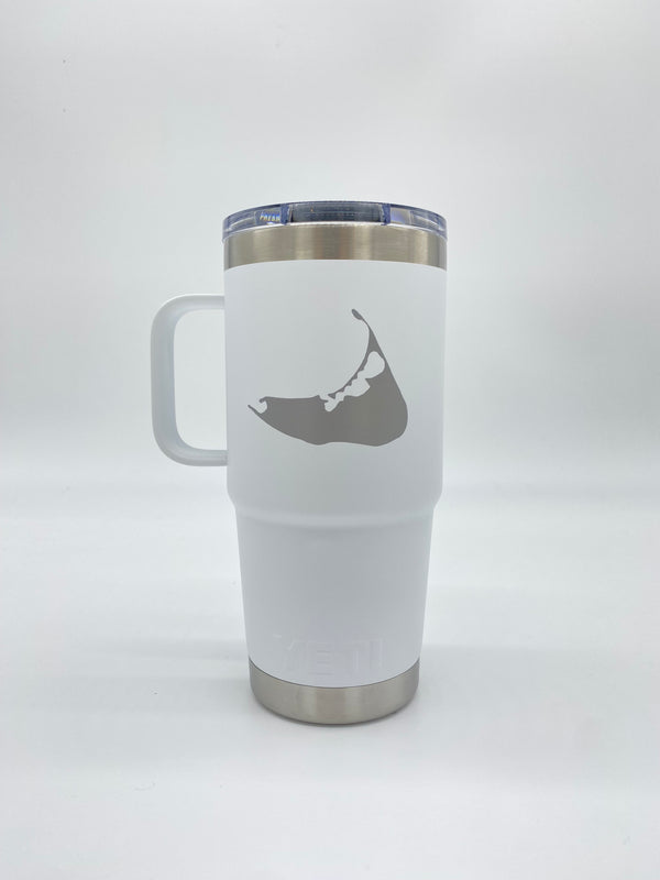 20oz Travel Mug - Nantucket Island Engraved