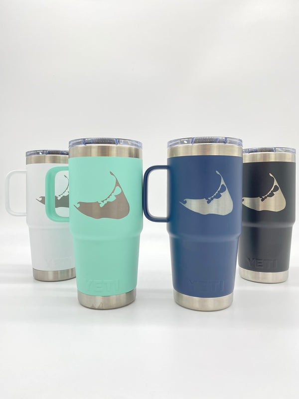 20oz Travel Mug - Nantucket Island Engraved