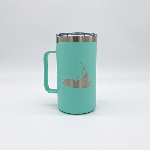 24oz Mug - Nantucket Island Engraved