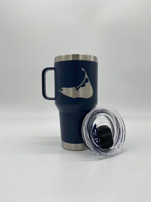 30oz Travel Mug - Nantucket Island Engraved