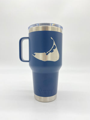30oz Travel Mug - Nantucket Island Engraved