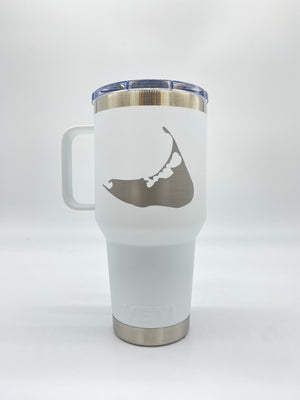 30oz Travel Mug - Nantucket Island Engraved