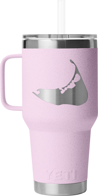 35oz Straw Mug - Nantucket Island Engraved