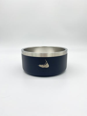 Boomer Dog Bowl 4 - Nantucket Island Engraved