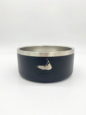 Boomer Dog Bowl 8 - Nantucket Island Engraved