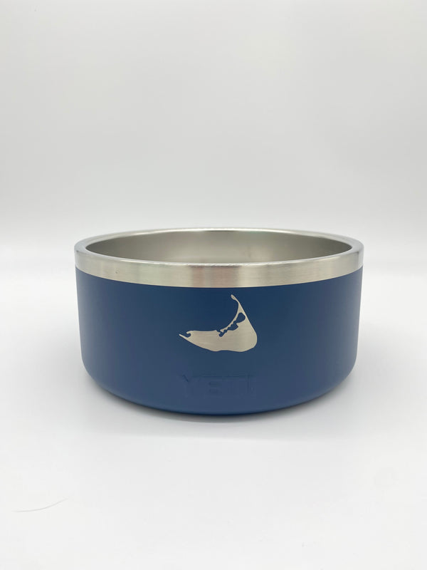 Boomer Dog Bowl 8 - Nantucket Island Engraved