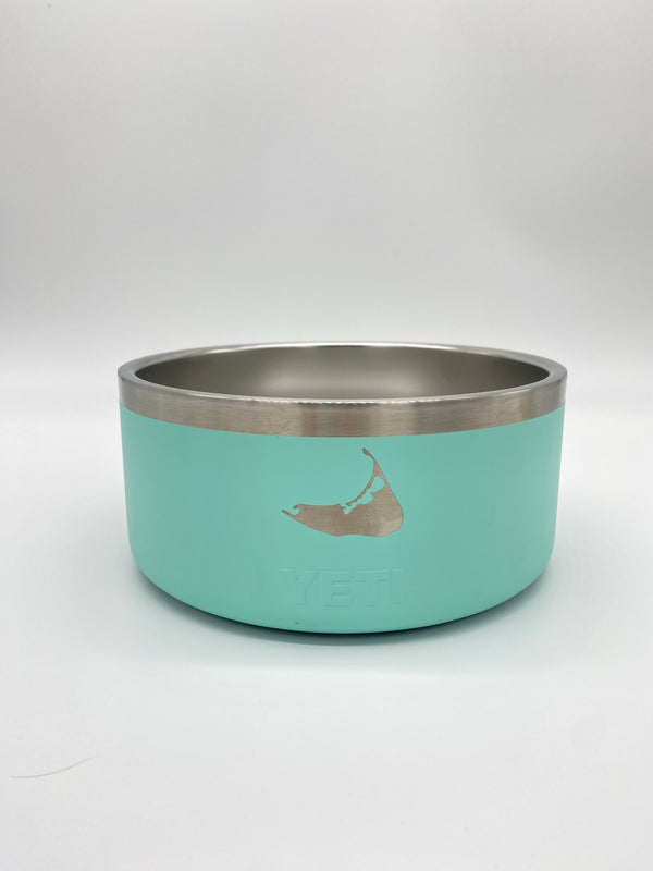 Boomer Dog Bowl 8 - Nantucket Island Engraved