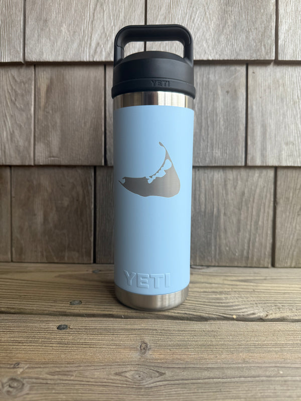 18oz Bottle - Nantucket Island Engraved