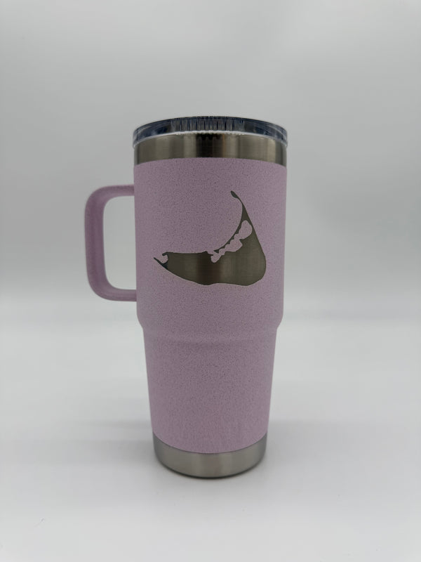 20oz Travel Mug - Nantucket Island Engraved