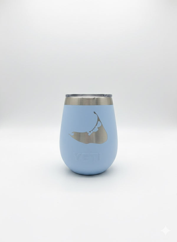 10oz Wine Tumbler - Nantucket Island Engraved