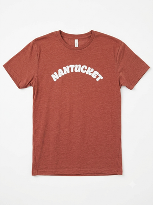 Lightweight SS Tee - NANTUCKET Arch Logo