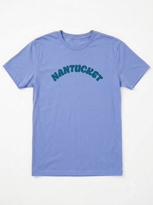 Lightweight SS Tee - NANTUCKET Arch Logo