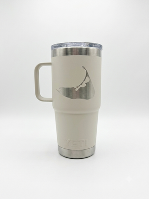20oz Travel Mug - Nantucket Island Engraved