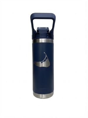 18oz Flip Chug Bottle - Nantucket Island Engraved