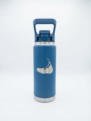 26oz Flip Chug Bottle - Nantucket Island Engraved