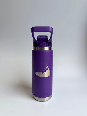 26oz Flip Chug Bottle - Nantucket Island Engraved
