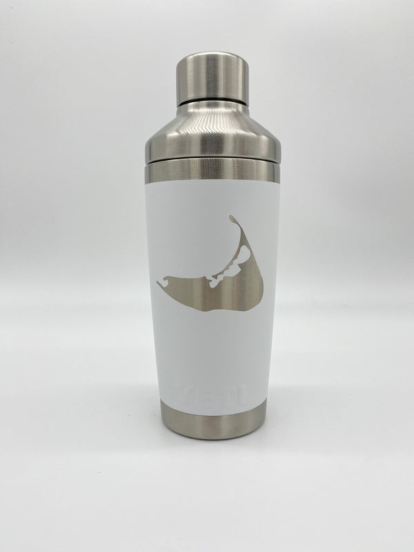 20oz Cocktail Shaker - Nantucket Island Engraved