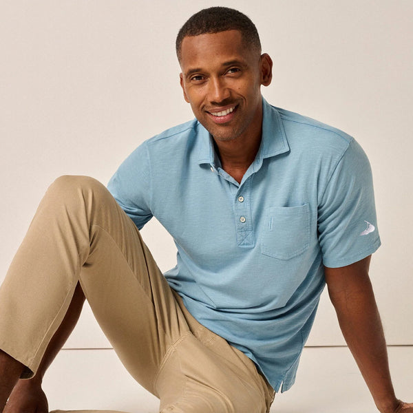 Men's Custom Coastal Wash Polo