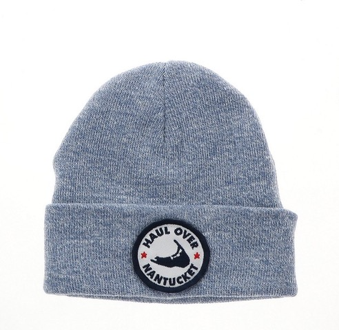 Marled Knit Beanie - Classic Island Circle Logo