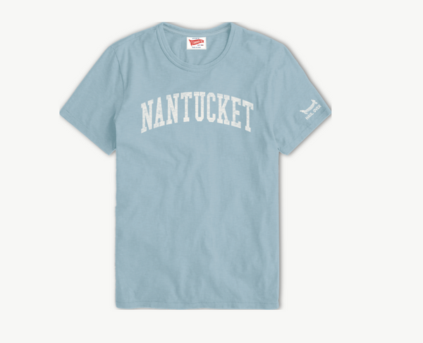 Rec. Short Sleeve Tee - NANTUCKET Arch Front Logo