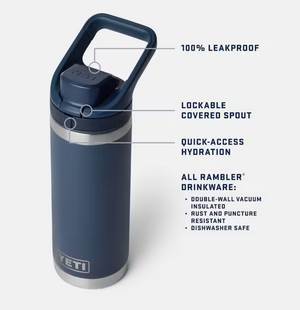18oz Flip Chug Bottle - Nantucket Island Engraved
