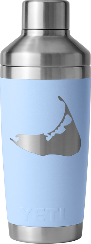 20oz Cocktail Shaker - Nantucket Island Engraved
