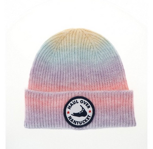 Solid Knit Beanie - Classic Island Circle Logo